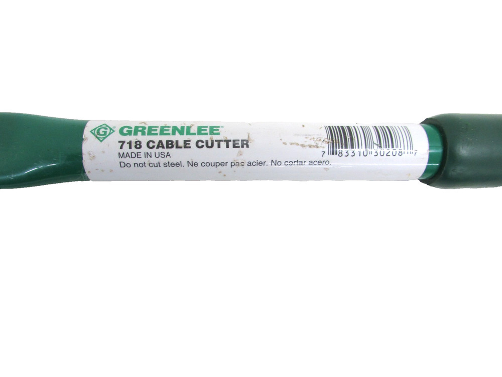 GREENLEE TOOLS CABLE CUTTER, No. 718