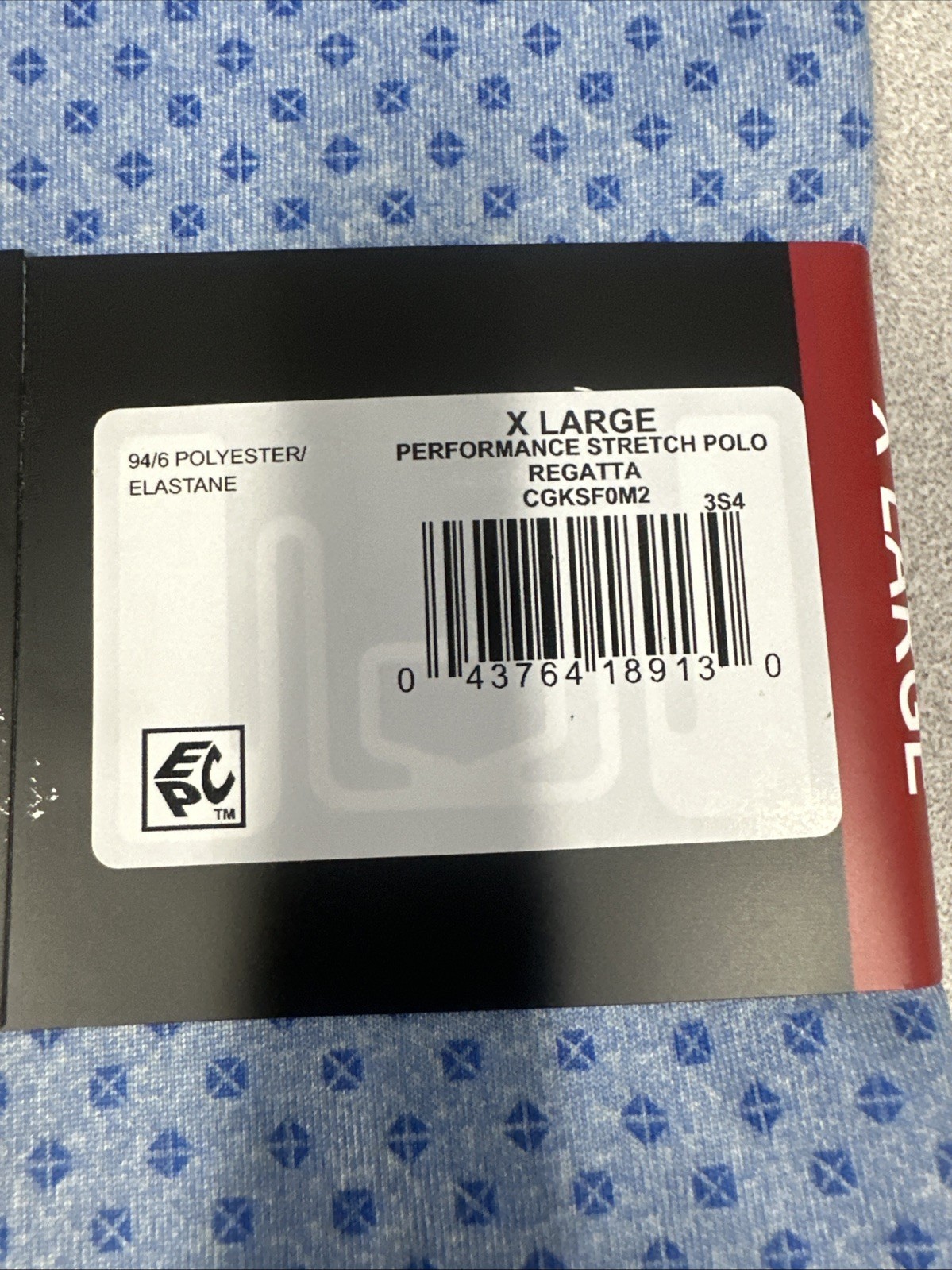 Callaway Men's Performance Golf Polo XL Regatta New with Tags