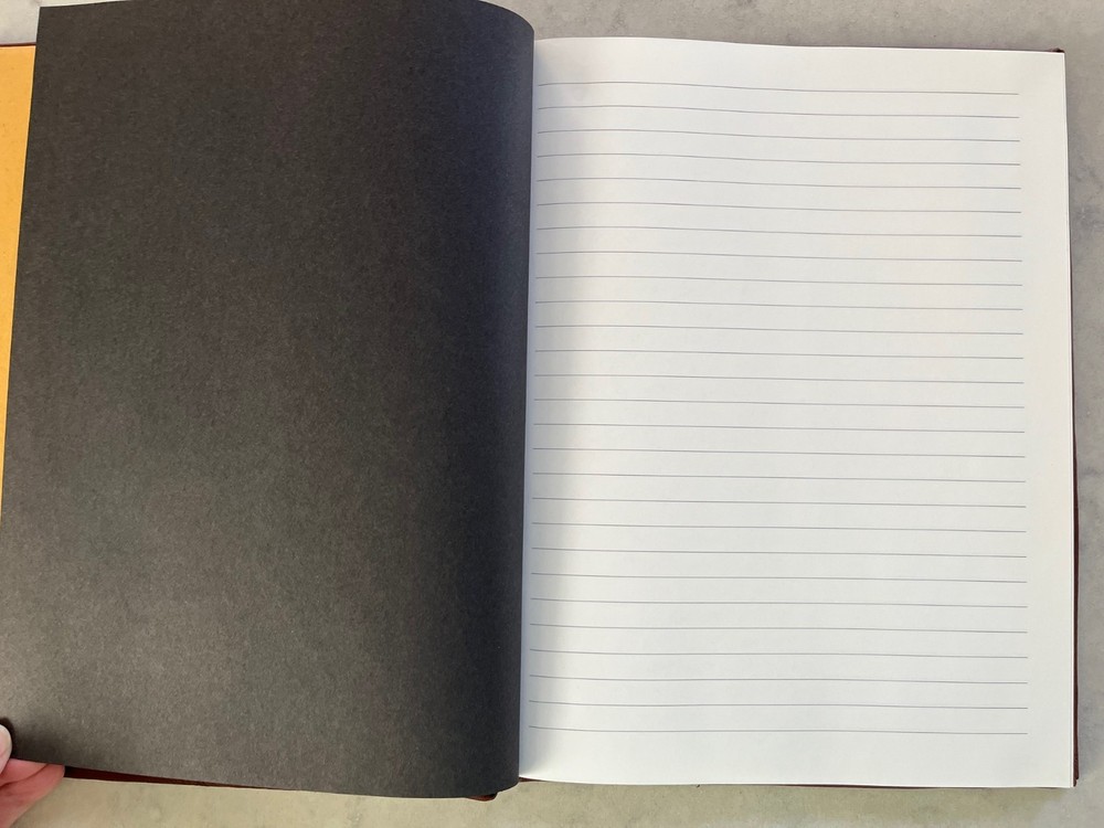 Copper Printed Shells notebook/journal (new)