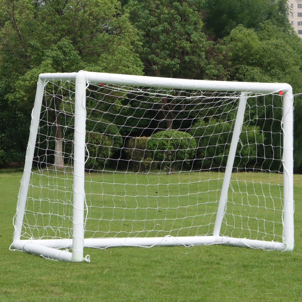 Training Soccer Goal Backyard UPVC Frame Football Goal 6x4ft / 8x5ft / 10x6.5ft