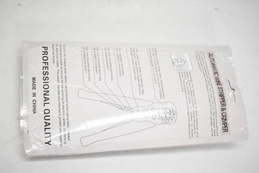 Professional Electrician Wire Tool Cable Wire Stripper Cutter Crimper Automatic