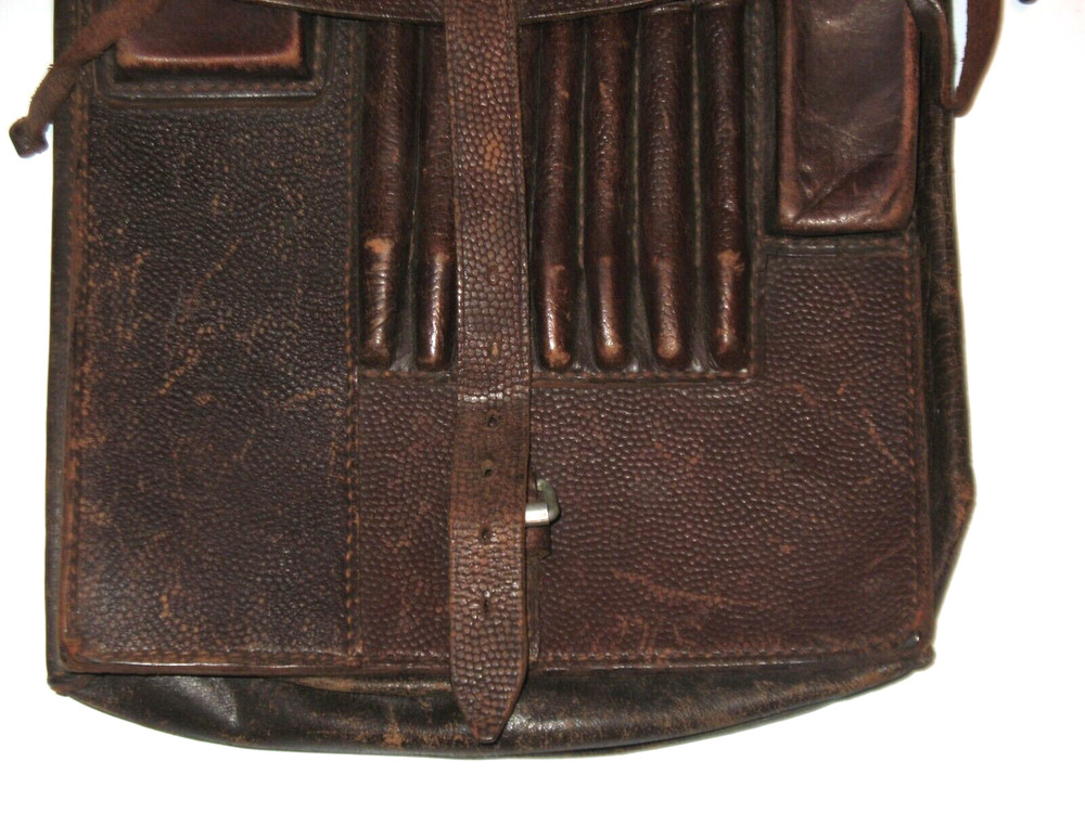 WW 11 War German Map Case Makers Name Printed Extra Nice Original Condition