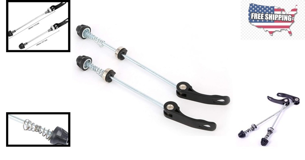 Durable MTB Quick Release Skewers - 145/180mm for Effortless Wheel Changes