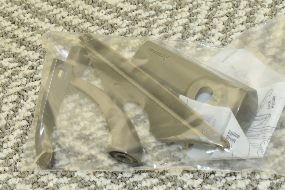 ANDERSEN Window Casement Operator Handle + Cover Metro Style Stone Hardware