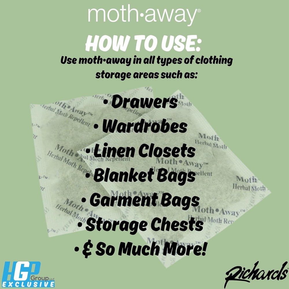 Moth Away/Herbal - Value Pack - 72 Sachets
