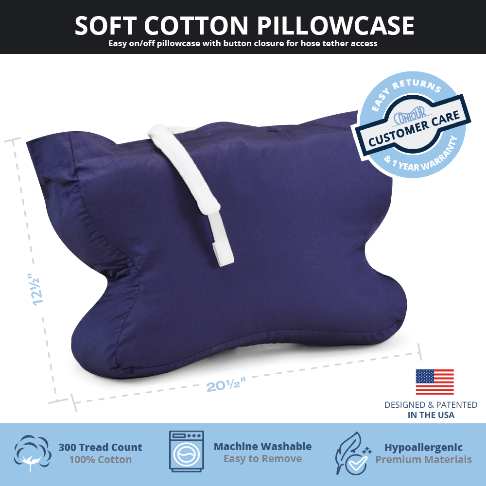 Contour CPAPMax Cotton Pillowcase Pillow Protector - Available in Multiple
