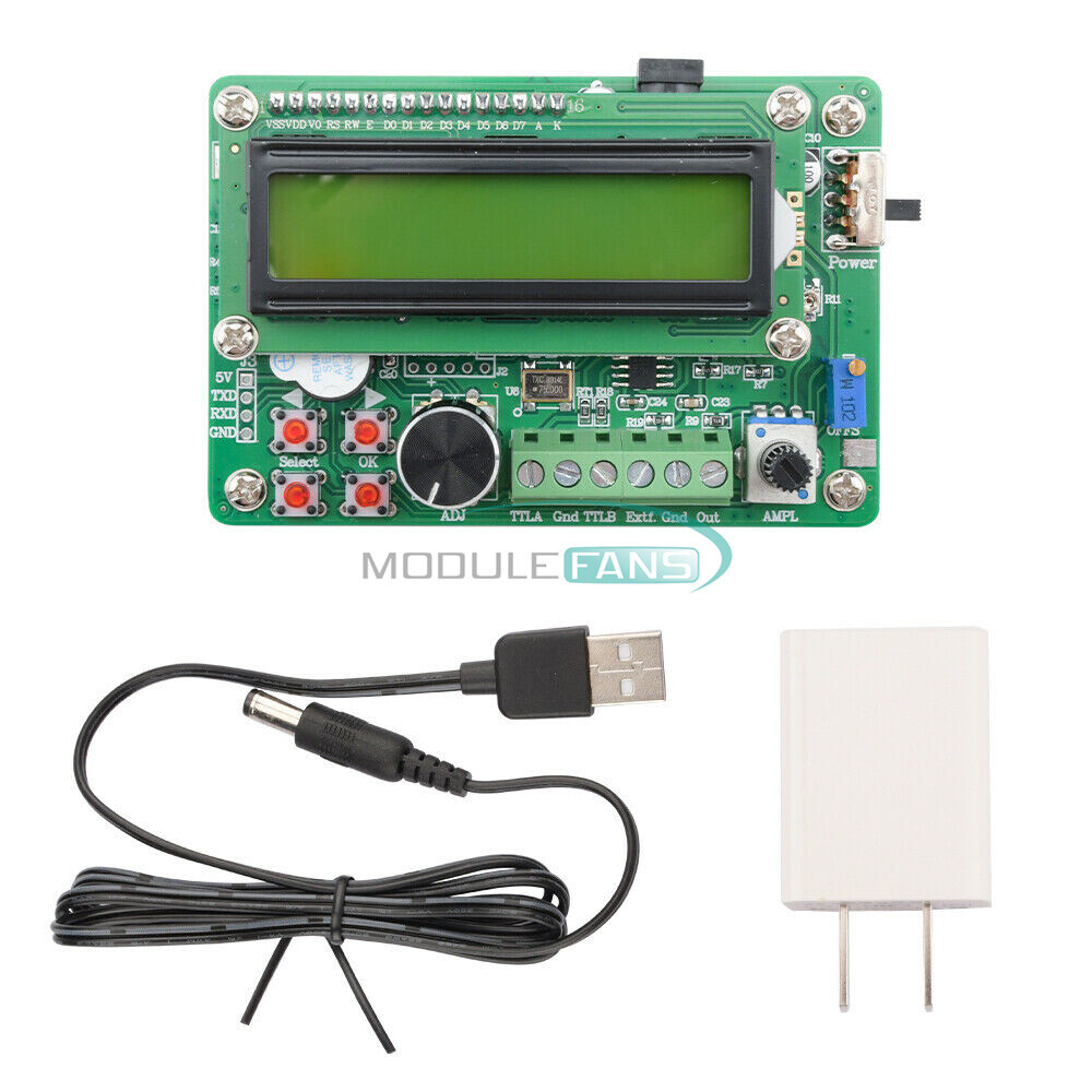 5MHz DDS Function Signal Generator Sine/Triangle/Square Wave TTL Output A Module