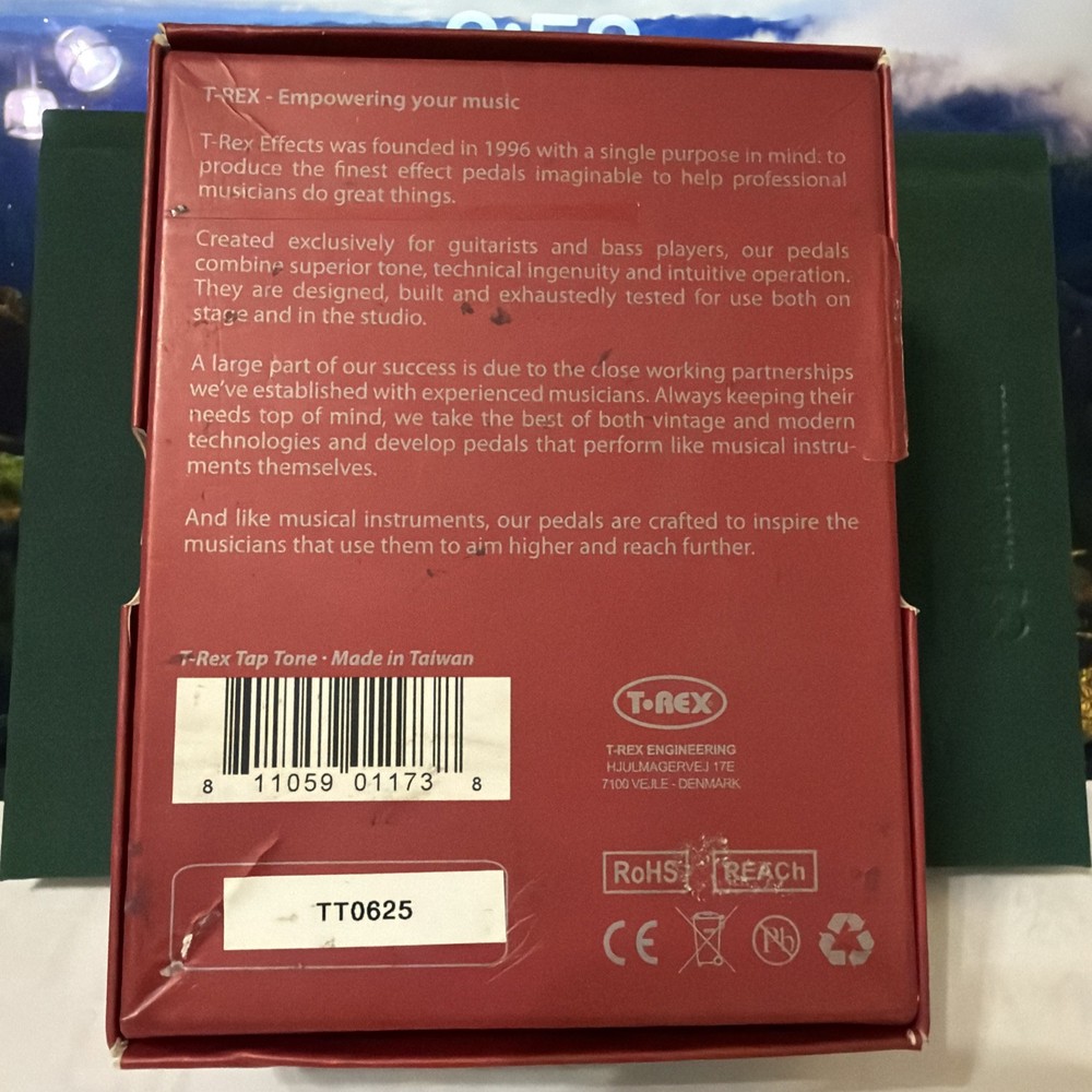 T-Rex Engineering Tap Tone Delay Digital Echo Rare Guitar Effect Pedal