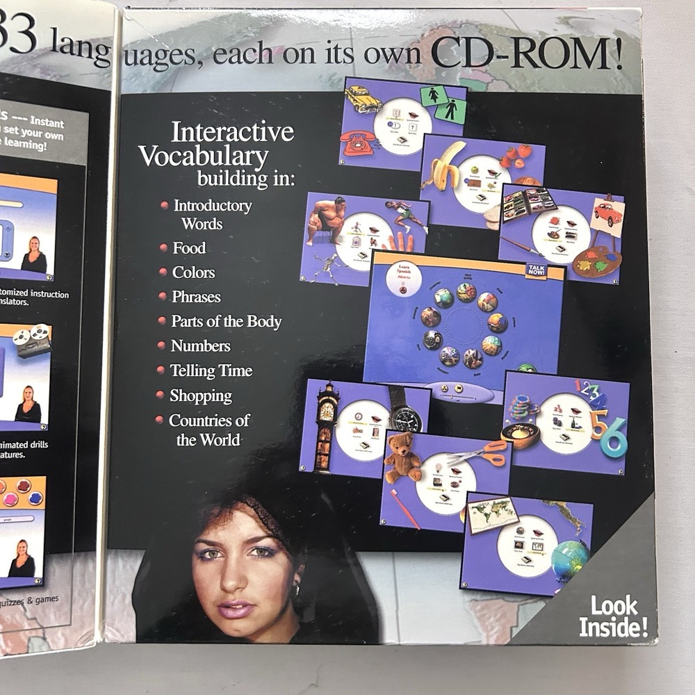 Instant Immersion 33 Languages CD-ROM Set – 33 Disc Complete Set – Pre-Owned