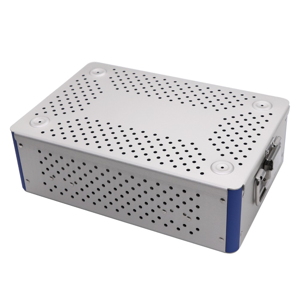 US Sterilization Box Sterilization Tray Case Surgical Instruments Aluminium Box