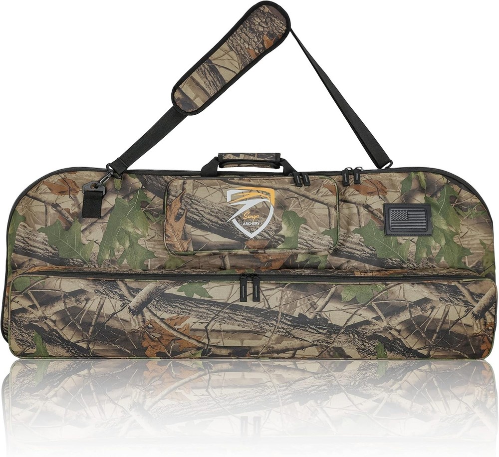SUNYA Compound Bow Case with Molle System - Neoprene Bow String Protection & ...