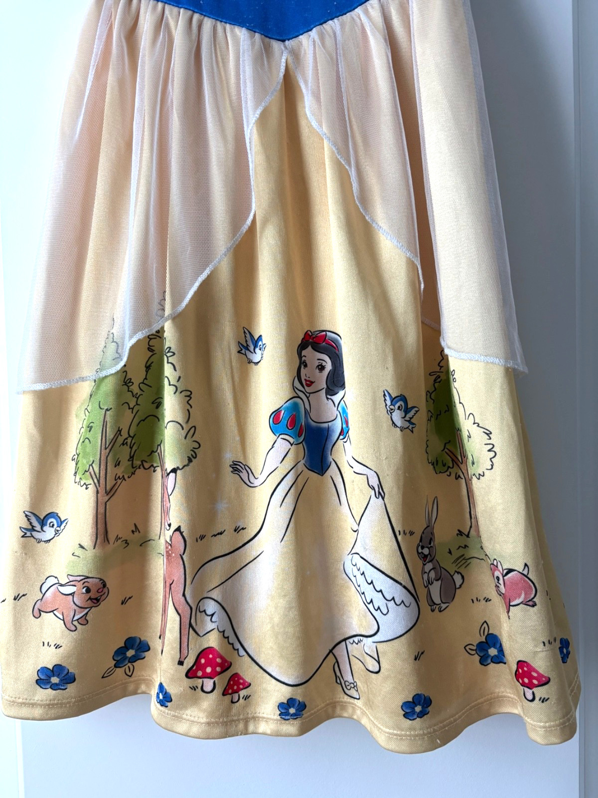 Disney Princess Snow White Dress-Up Costume Dress Girl Size 4T Colorful