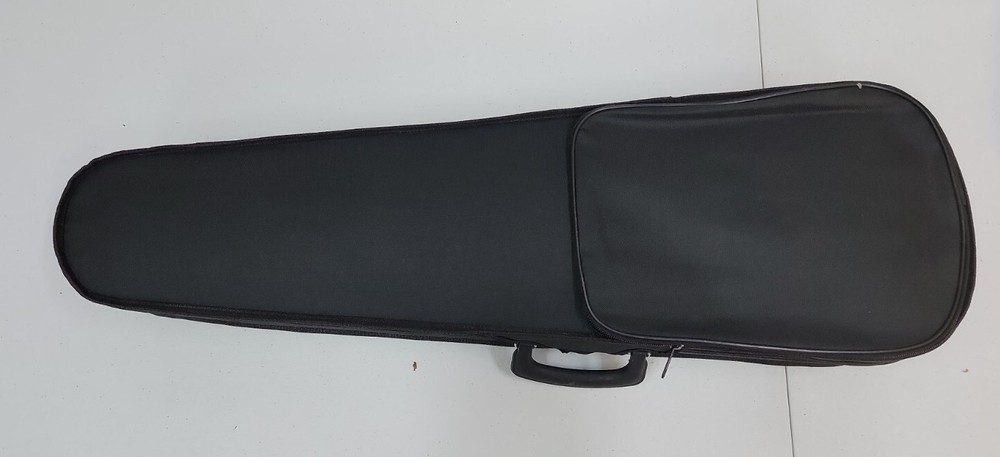 A-Style Microgroove Pattern Mandolin 3/4 Case Black green lining