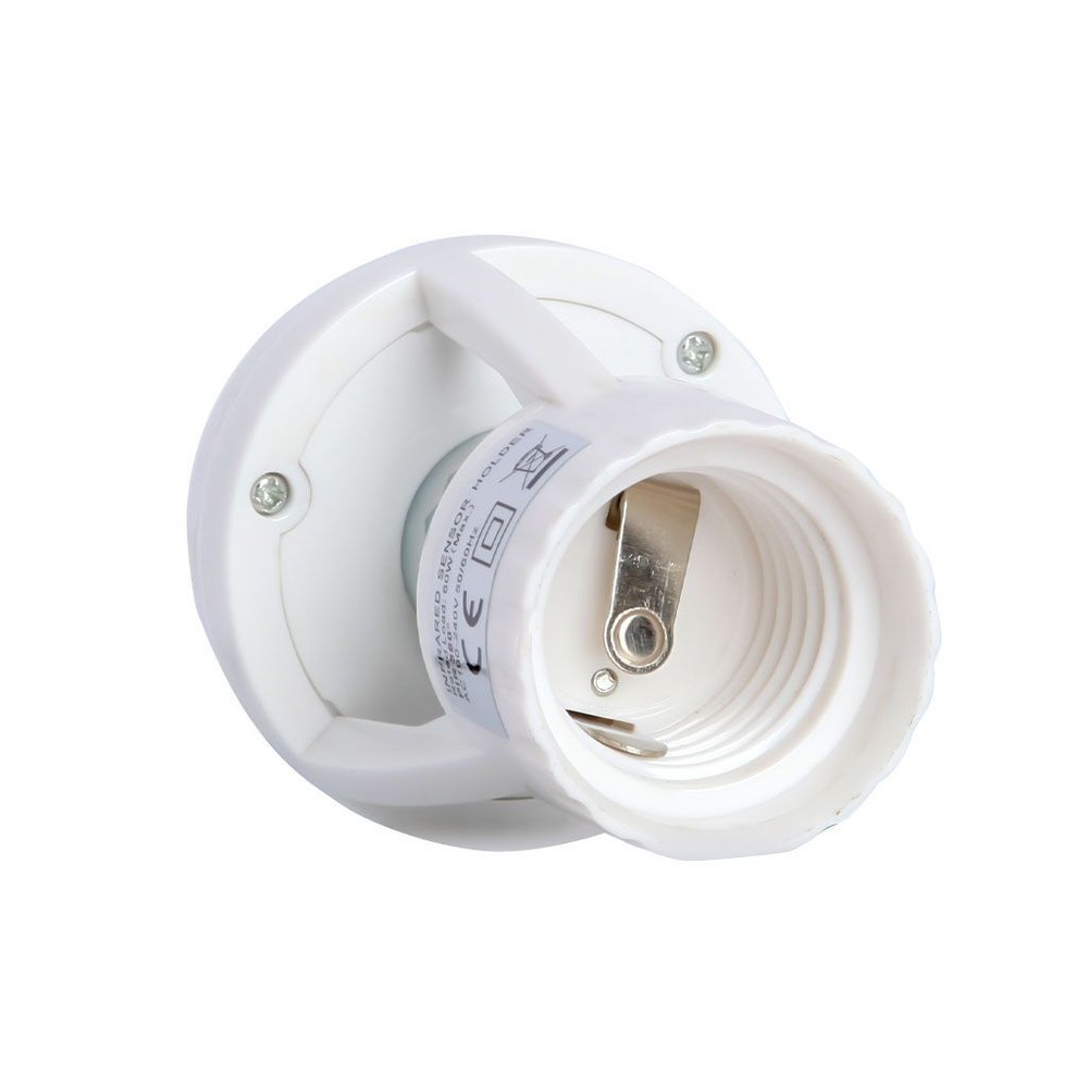 Infrared PIR Motion Sensor E27 LED Light Lamp Bulb Holder Socket Switch 110/220V