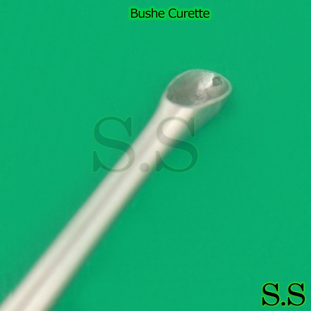 Bushe Curette 25cm + 3mm Surgical Instruments