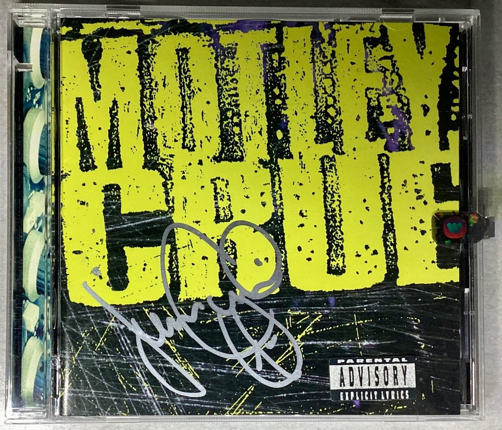 Authentic Motley Crüe CD signed by John Corabi in silver pen….don't pay $100+