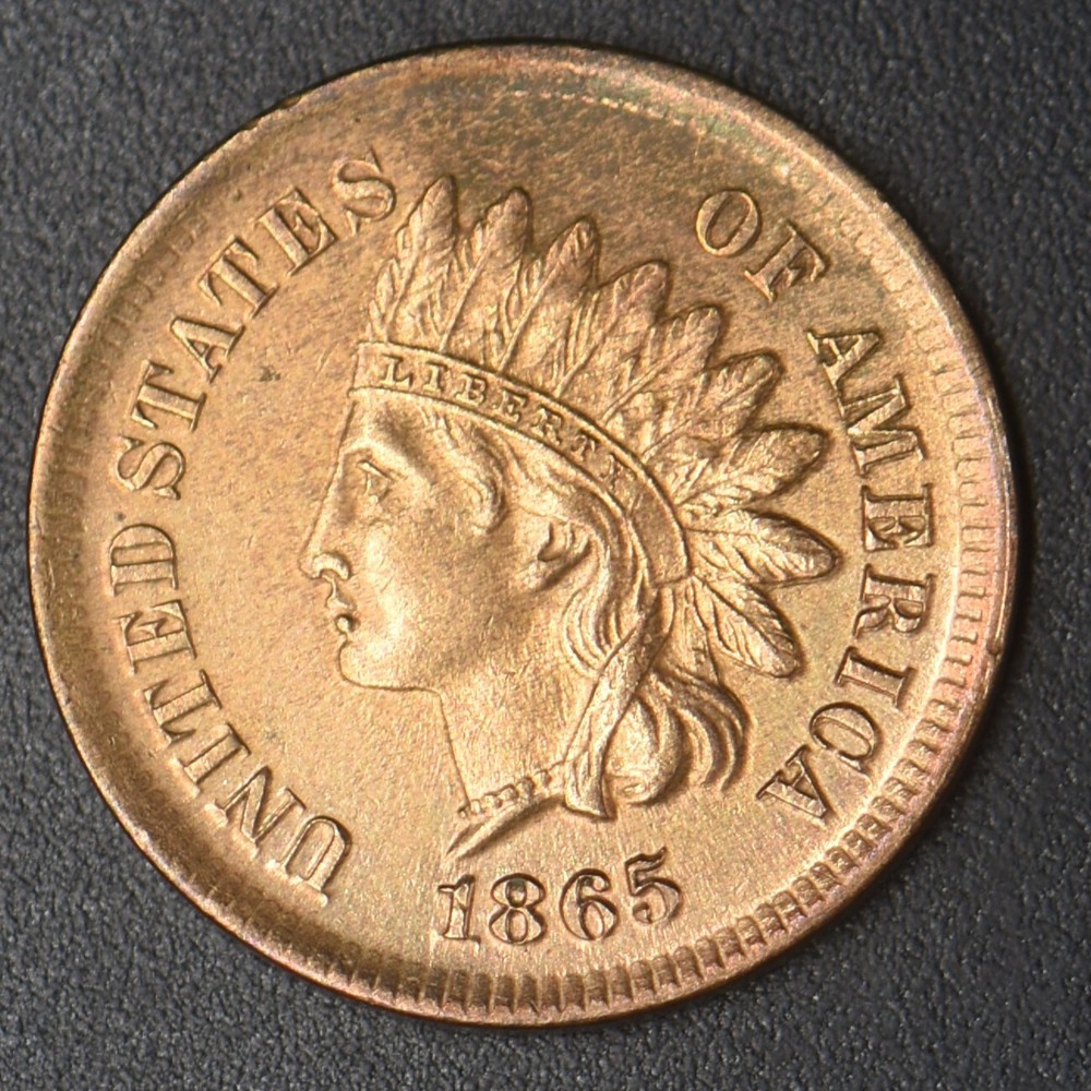 1865 Fancy 5 Indian Head Cent - COINGIANTS -