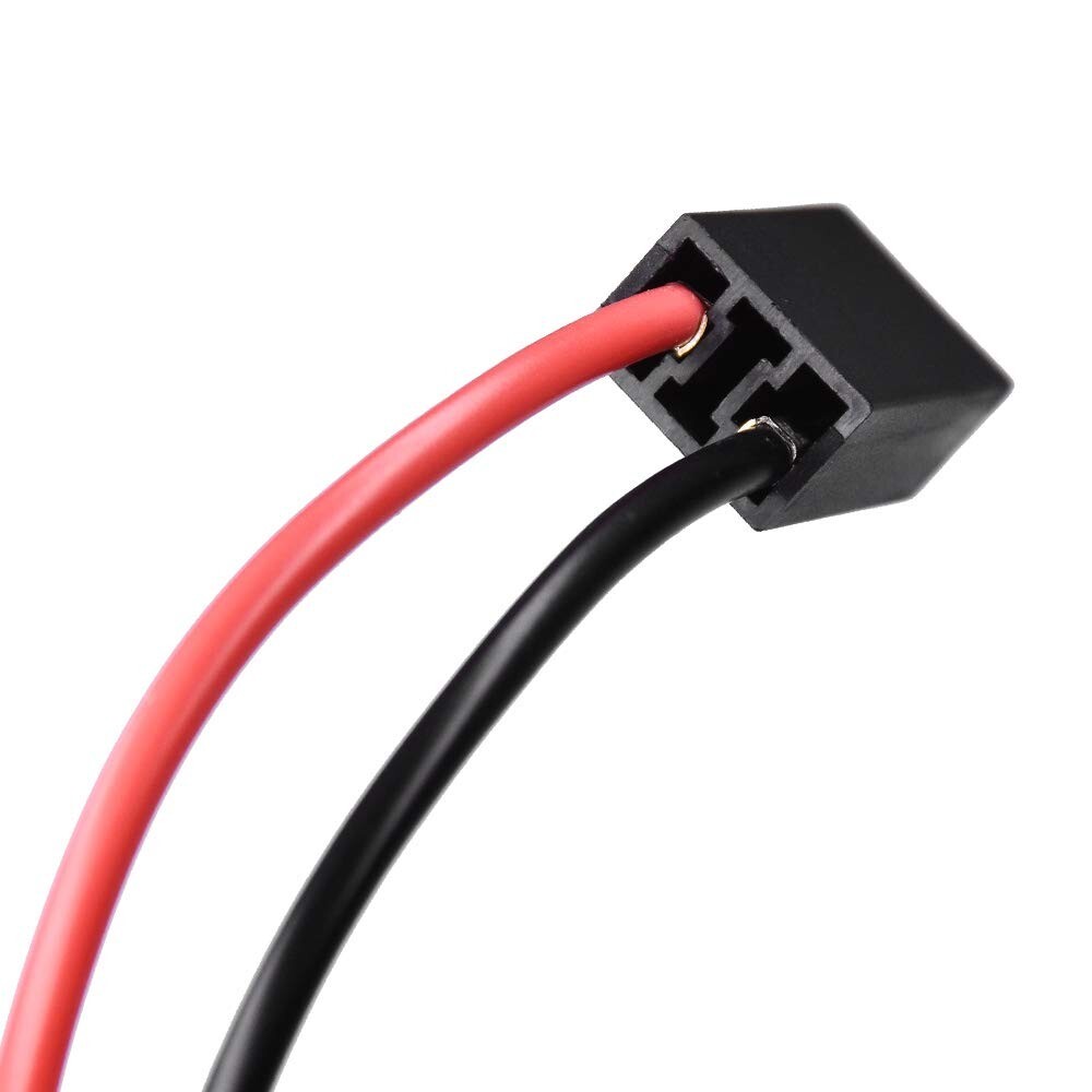 Wire Pigtail Female P S H7 Two Harness Head Light Low Beam Bulb Socket Replace