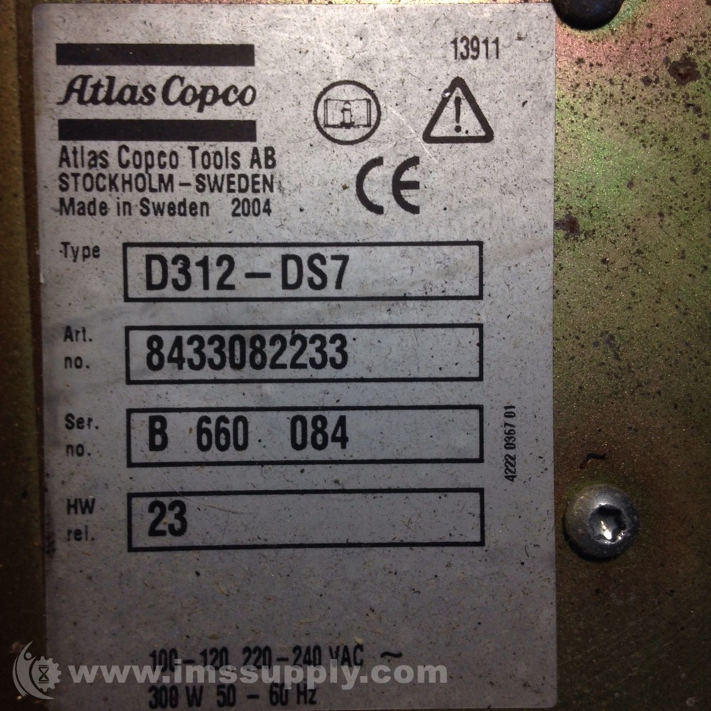 Atlas Copco D312-DS7 Torque Controller USIP