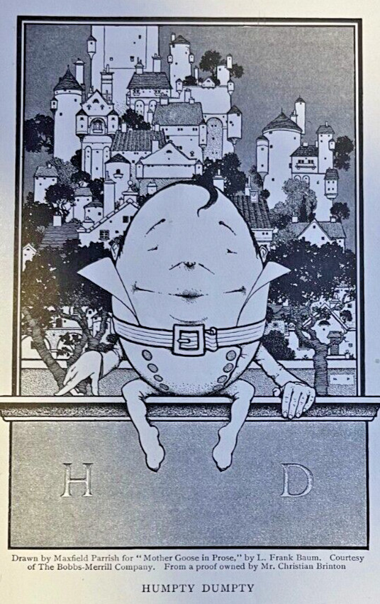 1912 Artist Maxfield Parrish Master of Make Believe