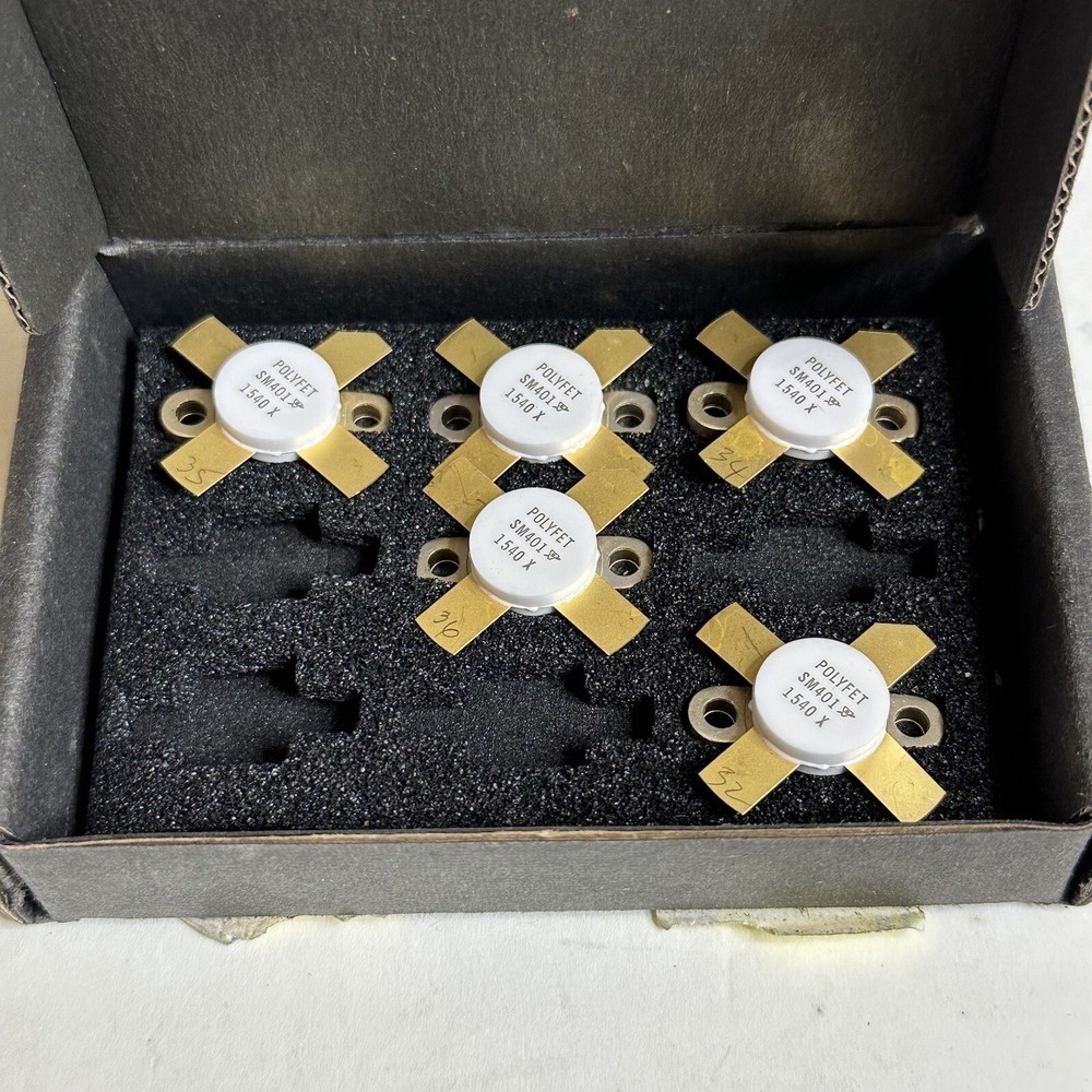 Polyfet RF Devices RF Power Transistor SM401 (5 Available) NOS