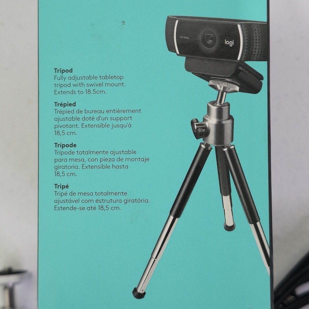 Logitech C922 PRO 1080p Stream Webcam / HD Video Streaming (Excellent Condition)