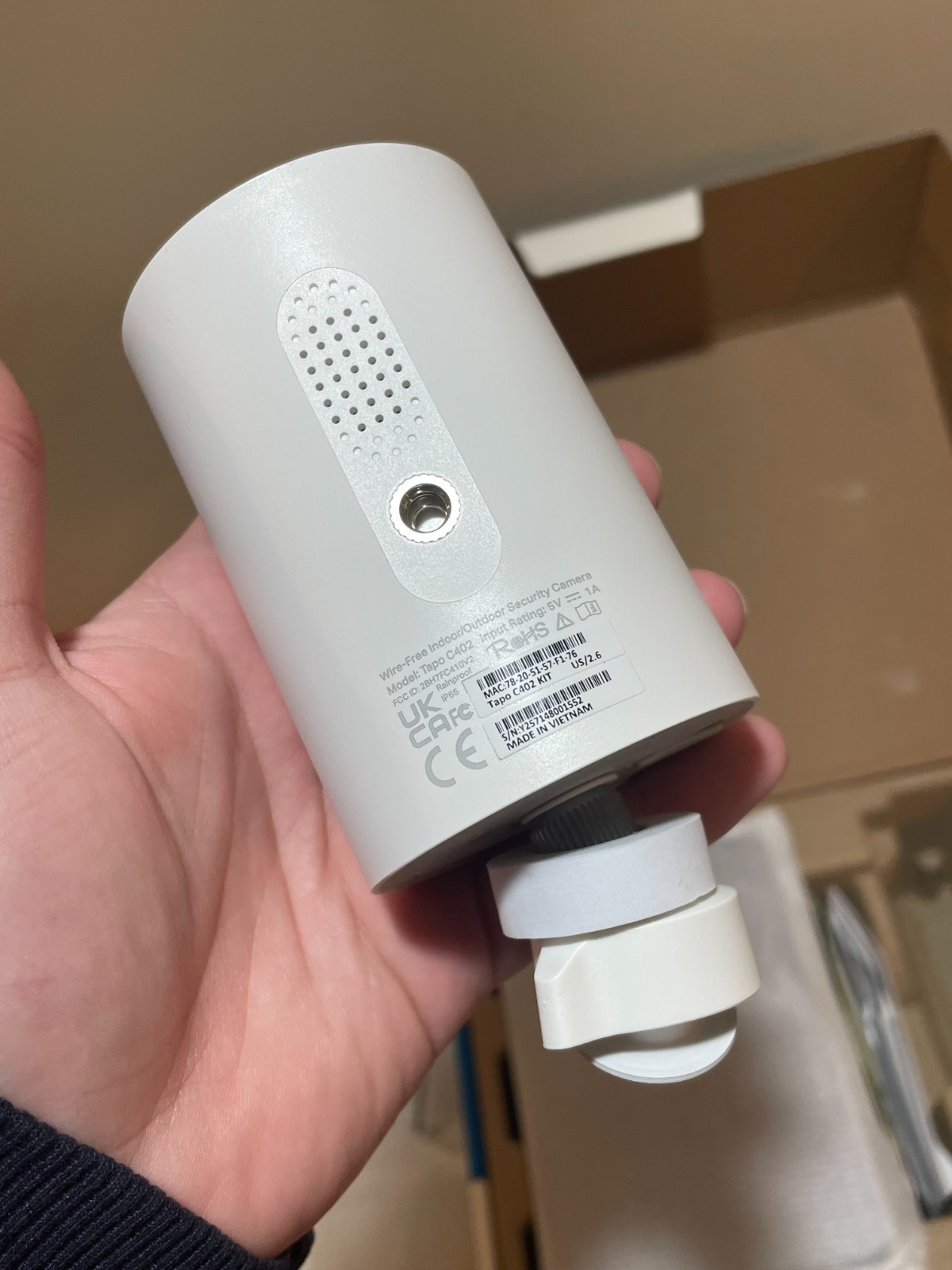 Tapo Outdoor Camera Tapo C402 KIT – Solar Powered 1080P – White