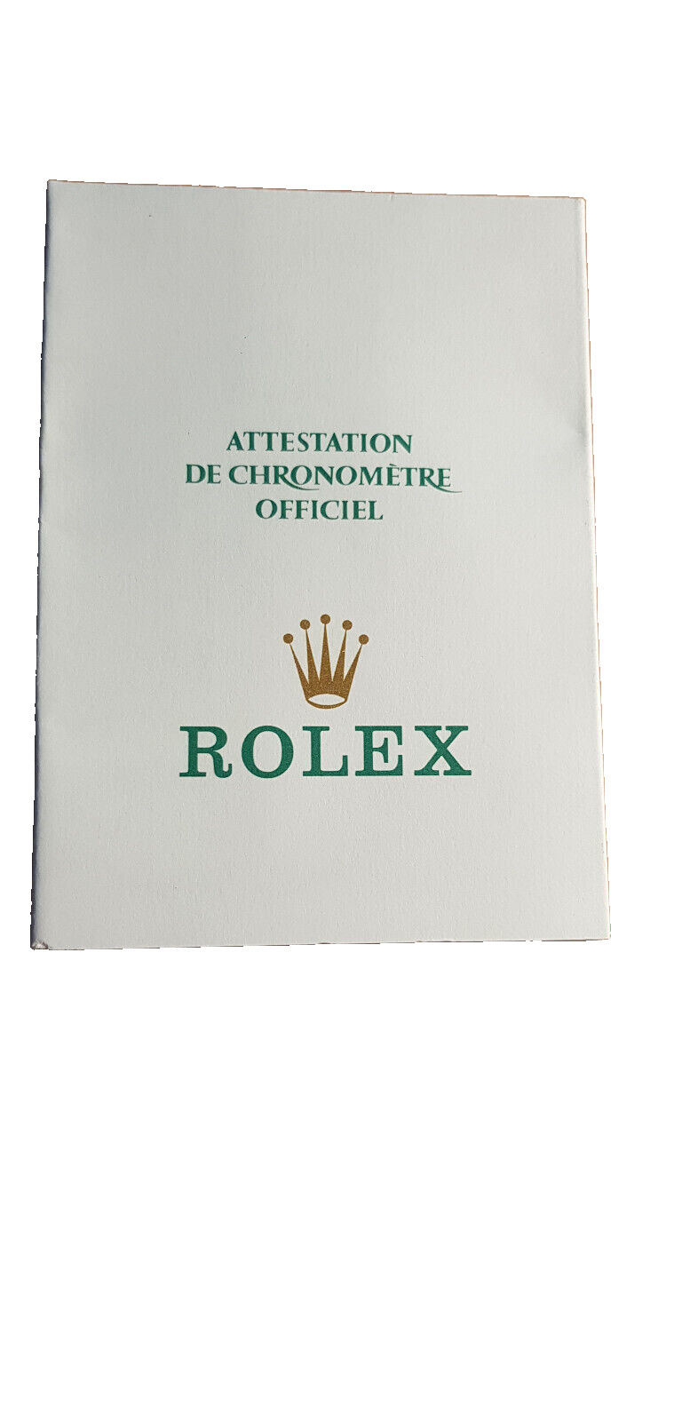 Rolex Oyster Perpetual Chronometre-Certific 1988 french blanc 564.00.200.3.88