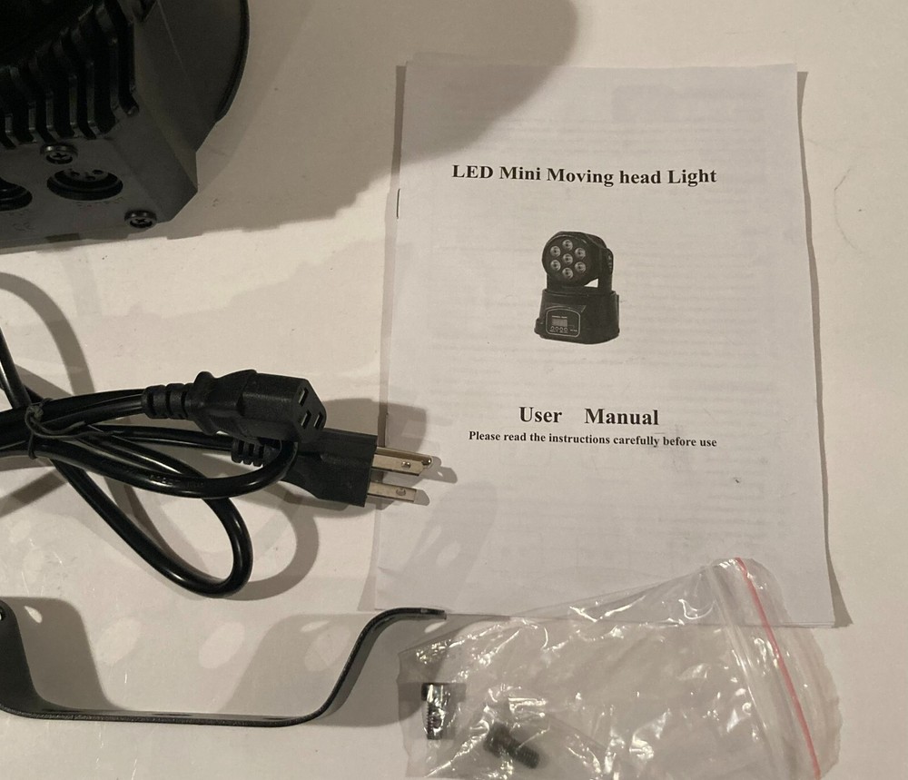 LED Mini Moving Head DJ Light USED READ