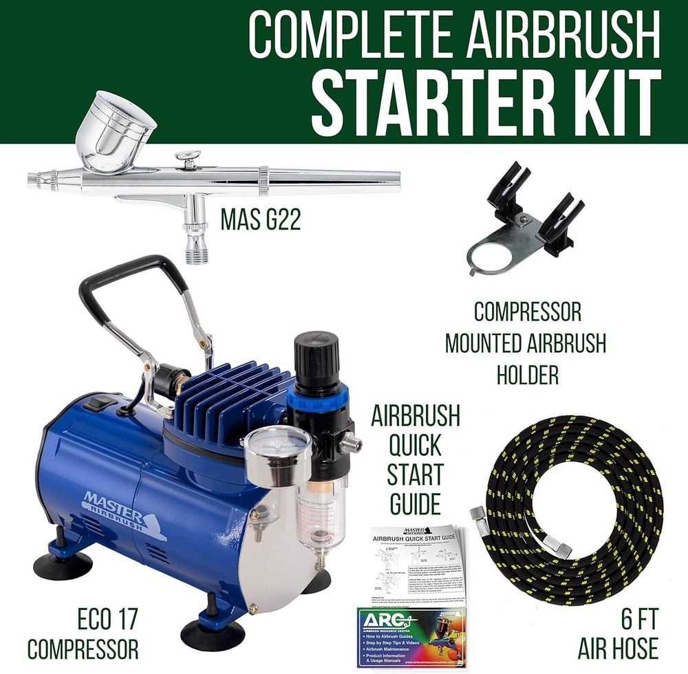 Versatile Airbrush Kit with High-Performance Compressor: Perfect for Beginners