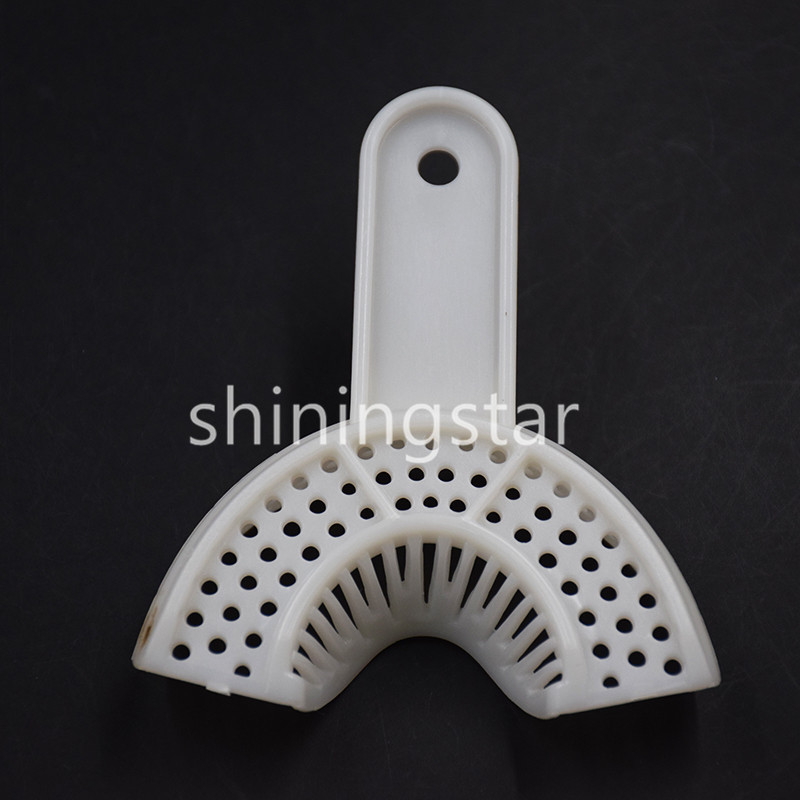 1 Pair Dental Plastic Impression Anterior Trays Model Upper & Lower