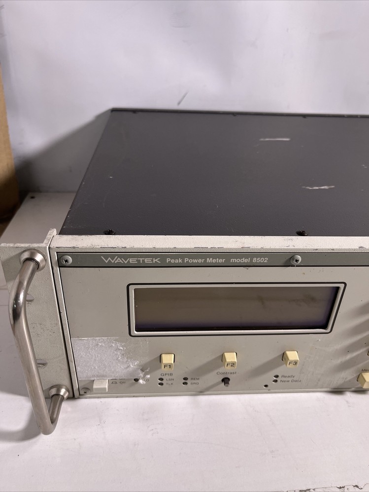 AS-IS WAVETEK 8502 PEAK POWER METER