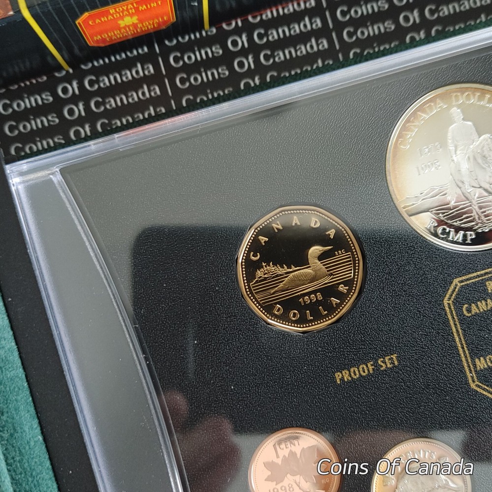 1998 Canada 8 Coin Proof Set - With Special Edition Silver Dollar #coinsofcanada