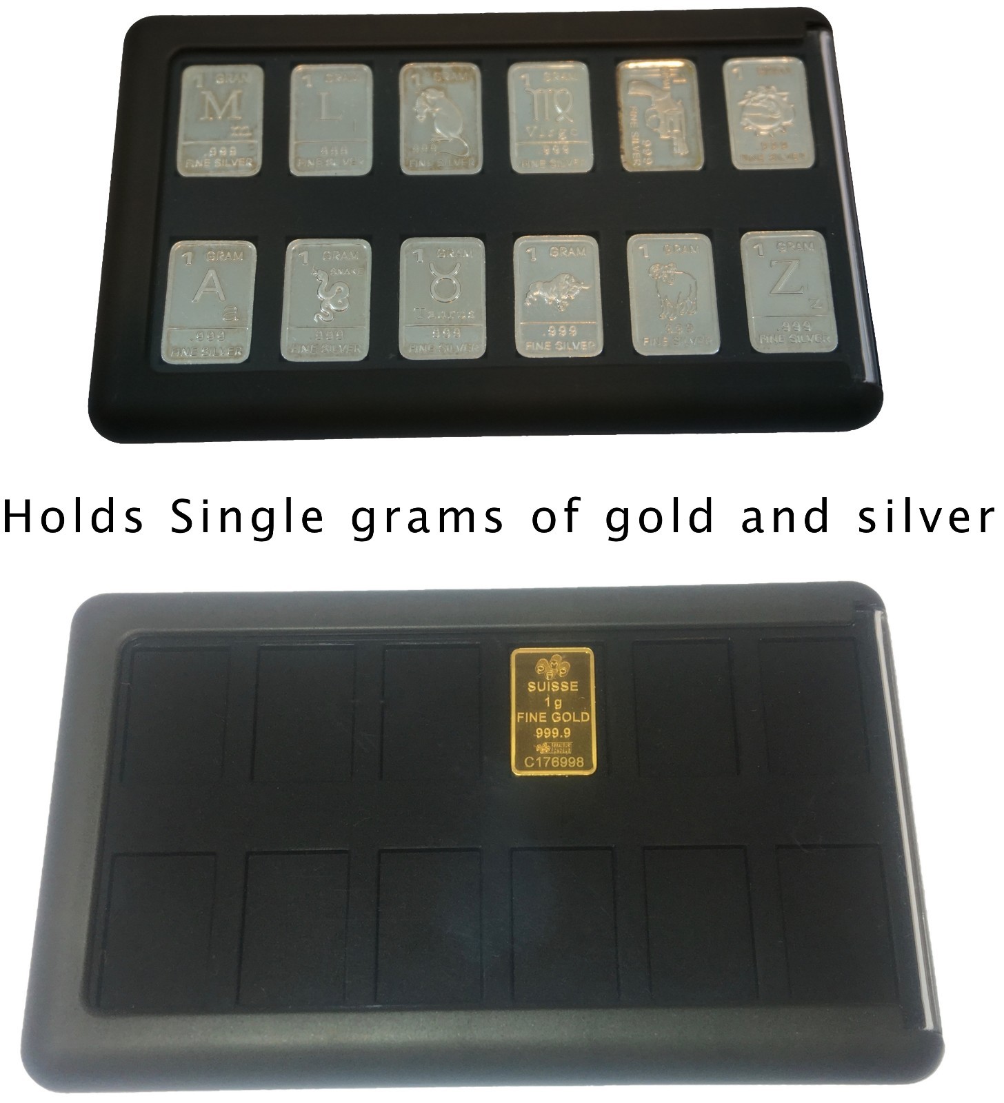 Empty Element Card for 1g Bullion Bars APMEX VALCAMBI COMBIBARS IGR