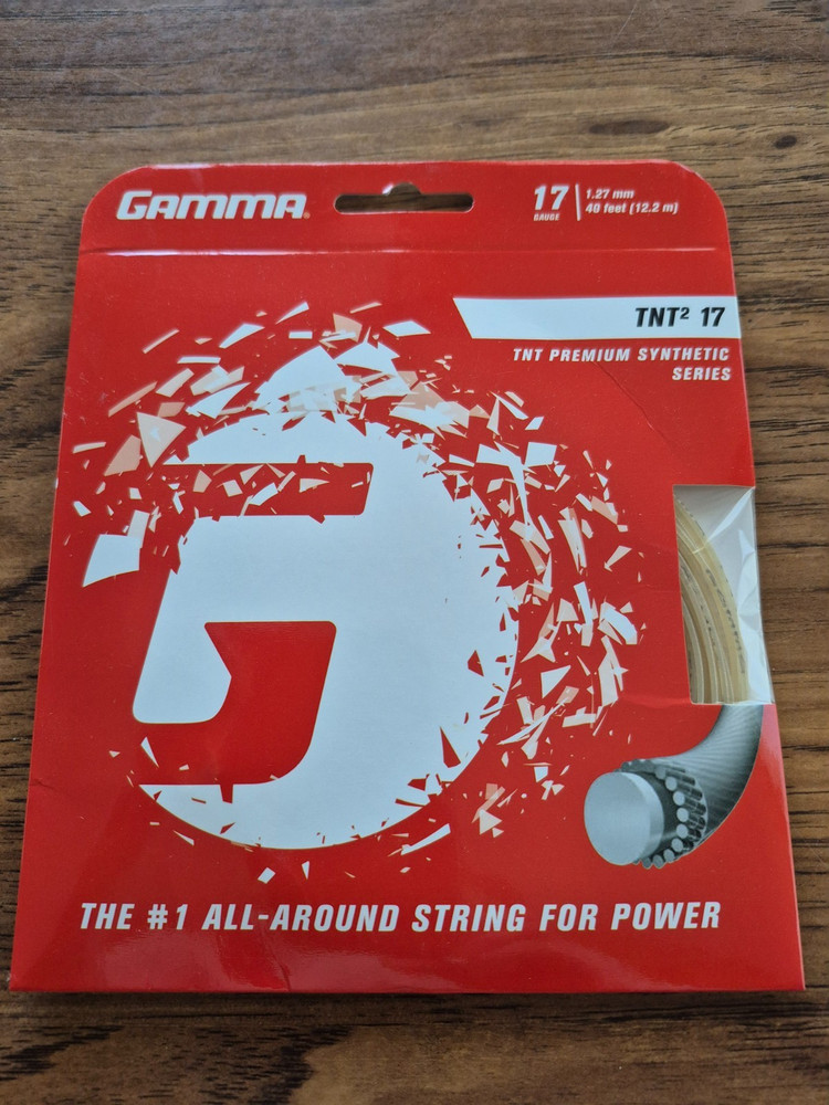 2 sets Gamma TNT 17 Tennis String
