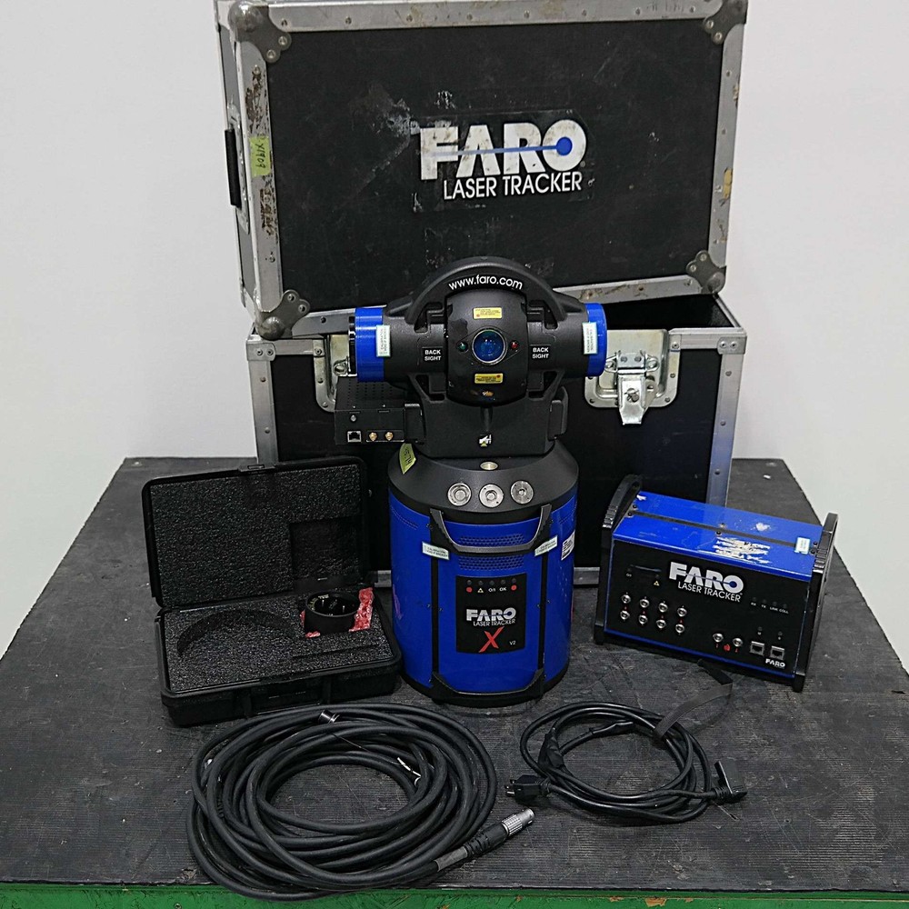 FARO Laser Tracker X V2 with Master Control Unit In Case with Accessories