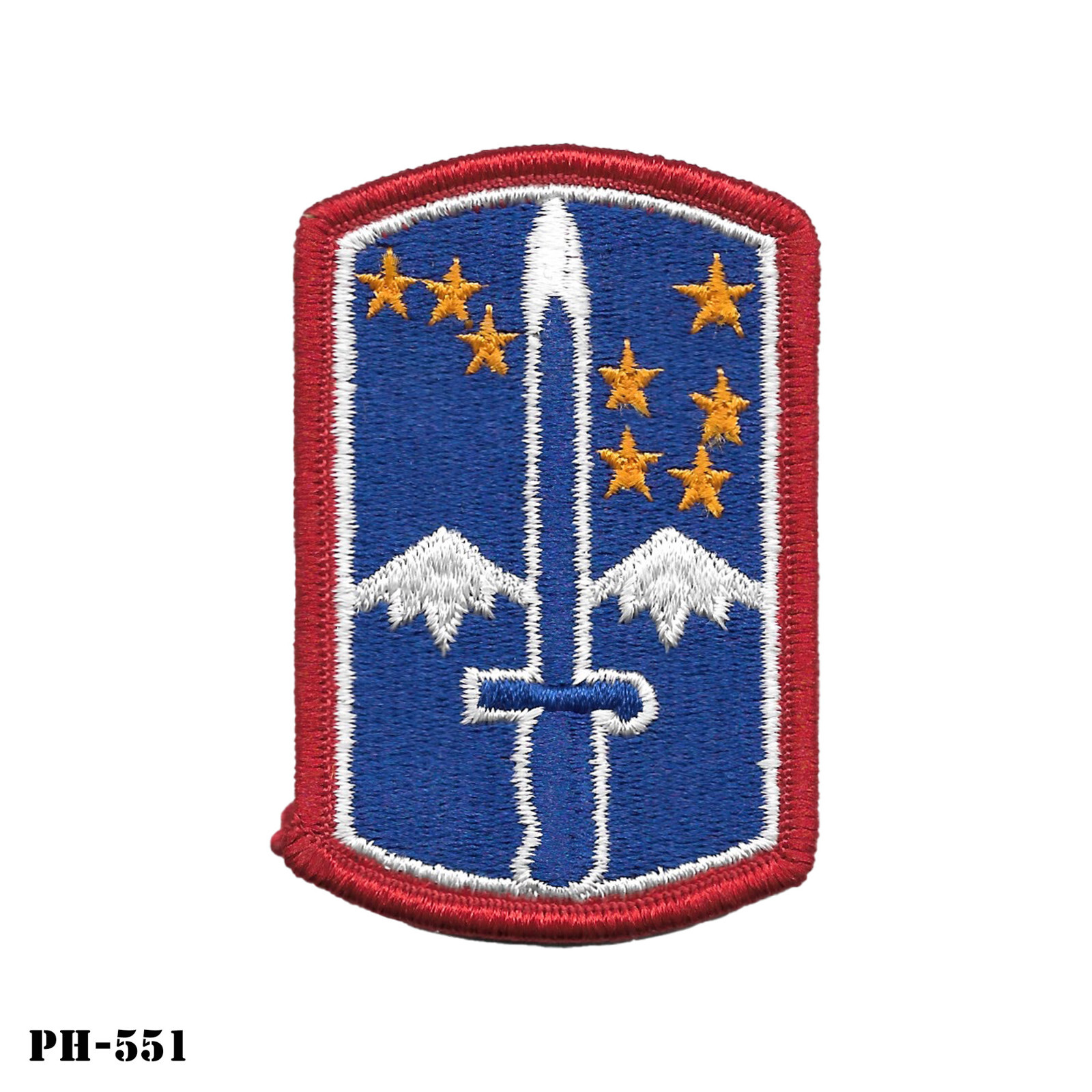 US Army 172nd Infantry Brigade Full Color Sew on Patch ~ New