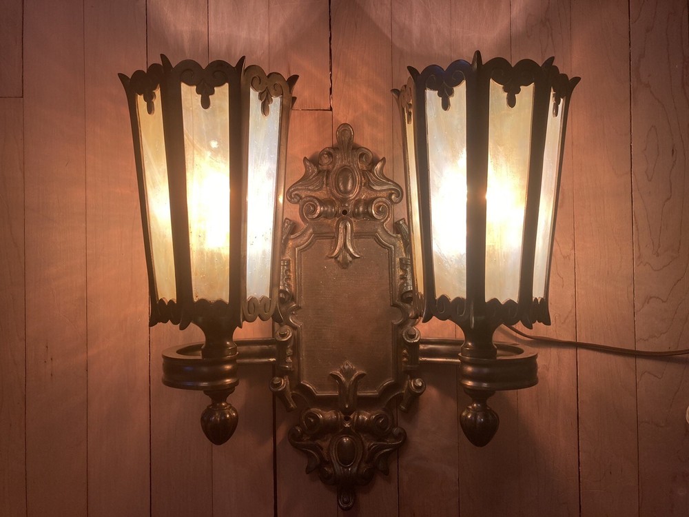 Exquisite Antique Light Fixture w/ Sconces