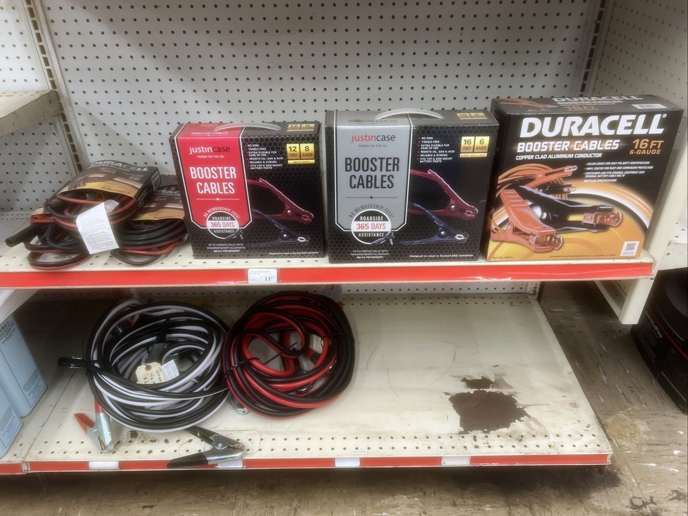 Booster cables