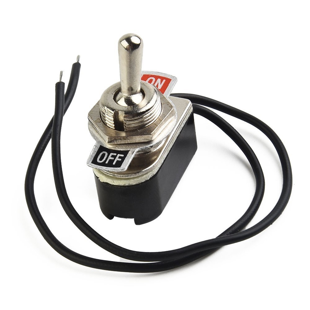 for TOGGLE Switch SPST 6A Rocker SPST Contacts Switch for TOGGLE 12mm Cutout