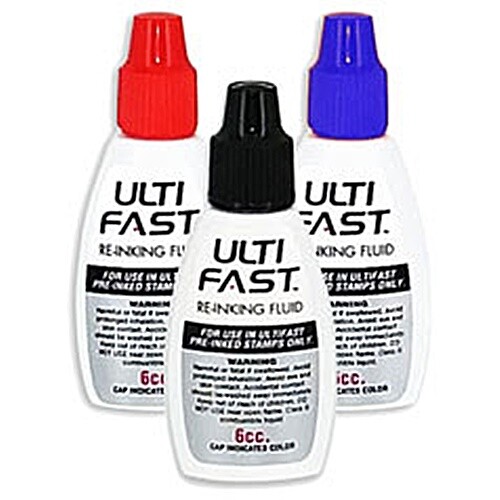 Ultifast Refill Ink - Quick Drying Multi-Surface Ink - Premium Ink - 6cc Bottle