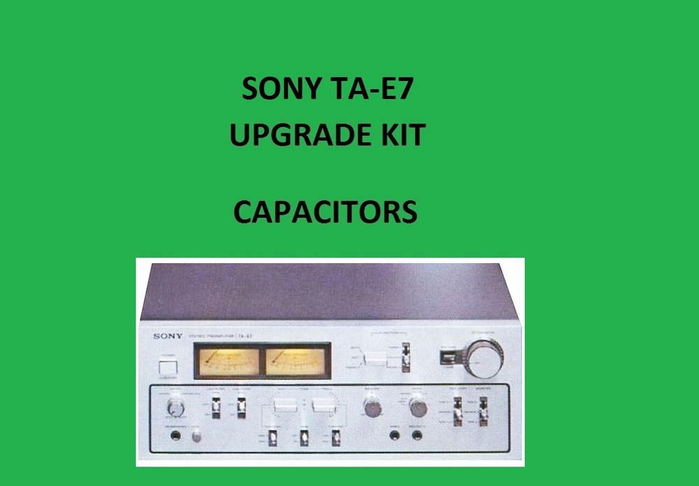 Stereo Preamplifier SONY TA-E7 Repair KIT - all capacitors