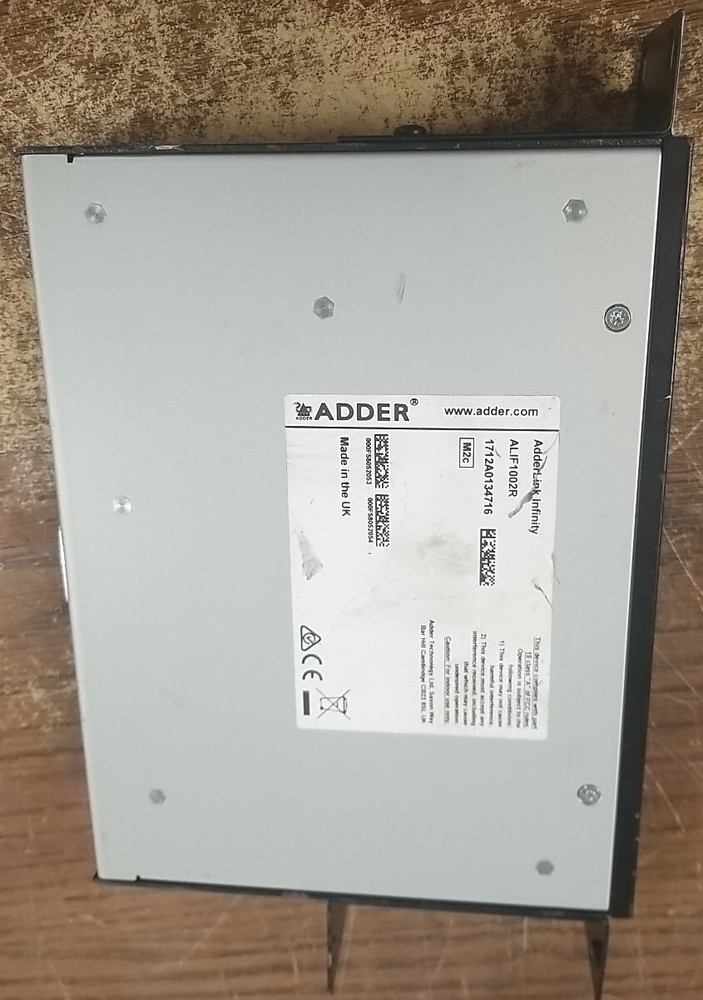 ADDER ALIF1002R INFINITY RX Receiver. *READ⬇️*