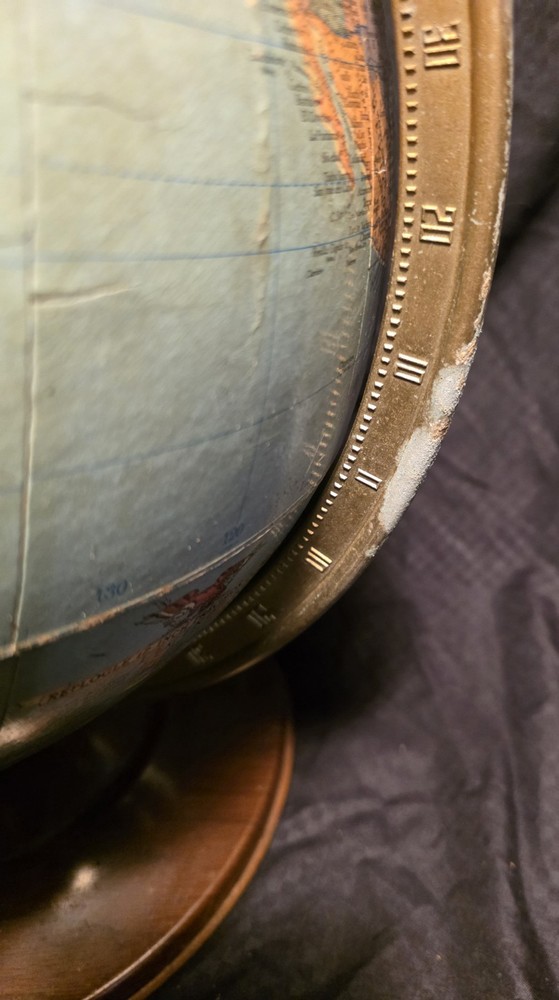 Replogle 12" Reference Globe 1940s-1950 Gustav Bruekmann