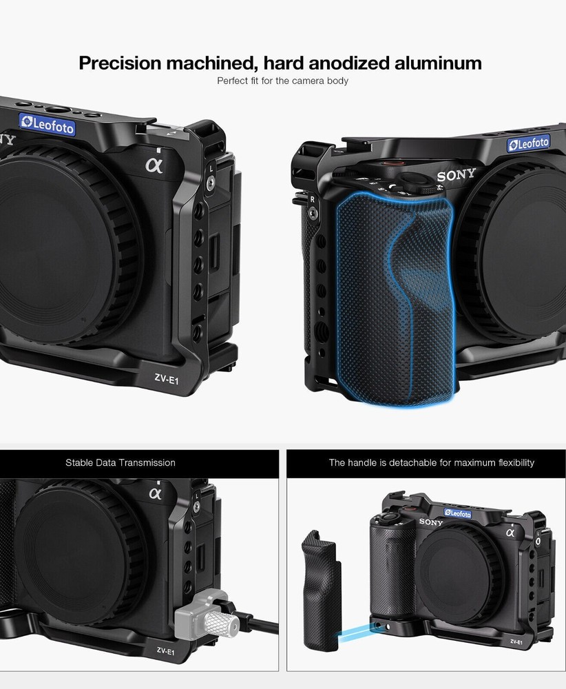 Leofoto ZV-E1 Custom Cage for Sony ZV-E1 Camera