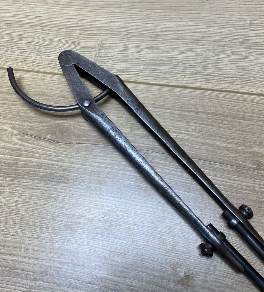 Antique Athol Machine Co Trammel Points Beam Divider Adjustable Machinist Tool