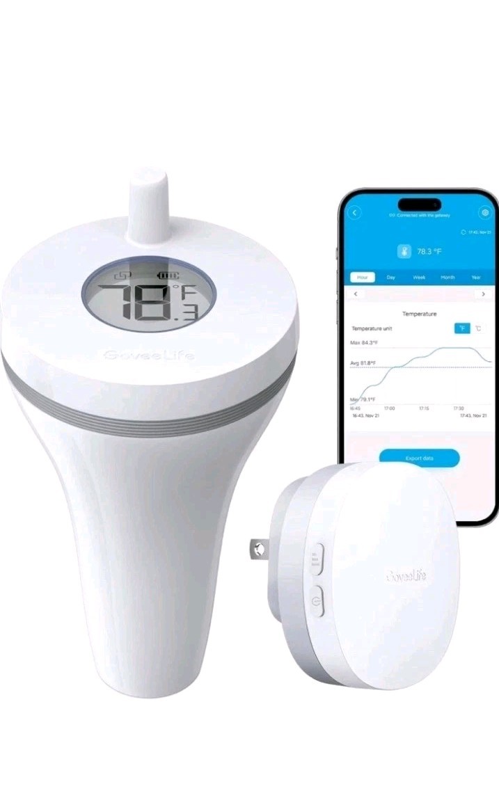 GoveeLife Smart Thermometer P1 with Smart Gateway 1s