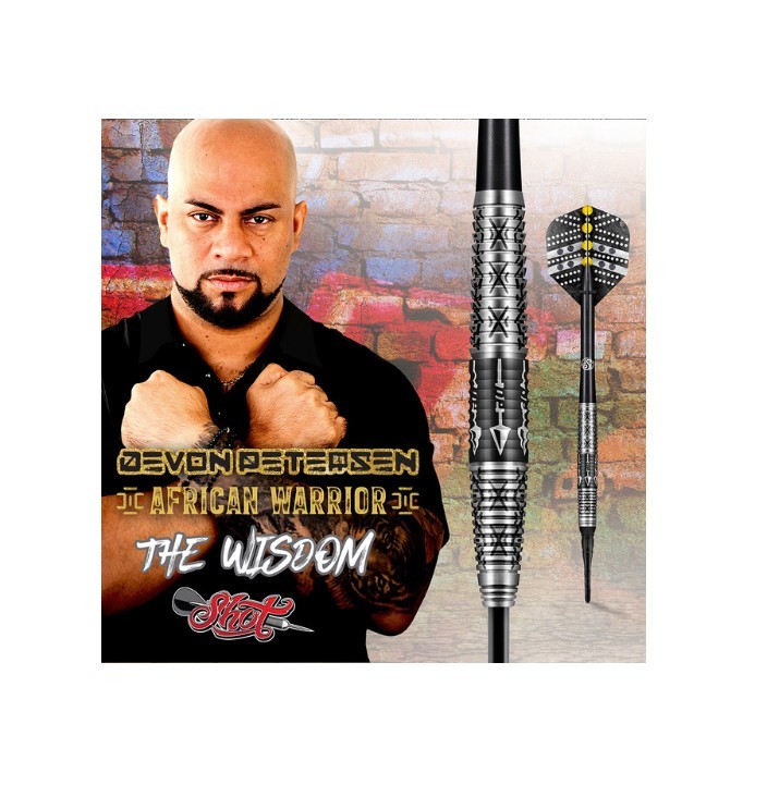 Shot Devon Petersen 18g Dart Set - The Wisdom - FREE SHIPPING Xtra Flight Sets