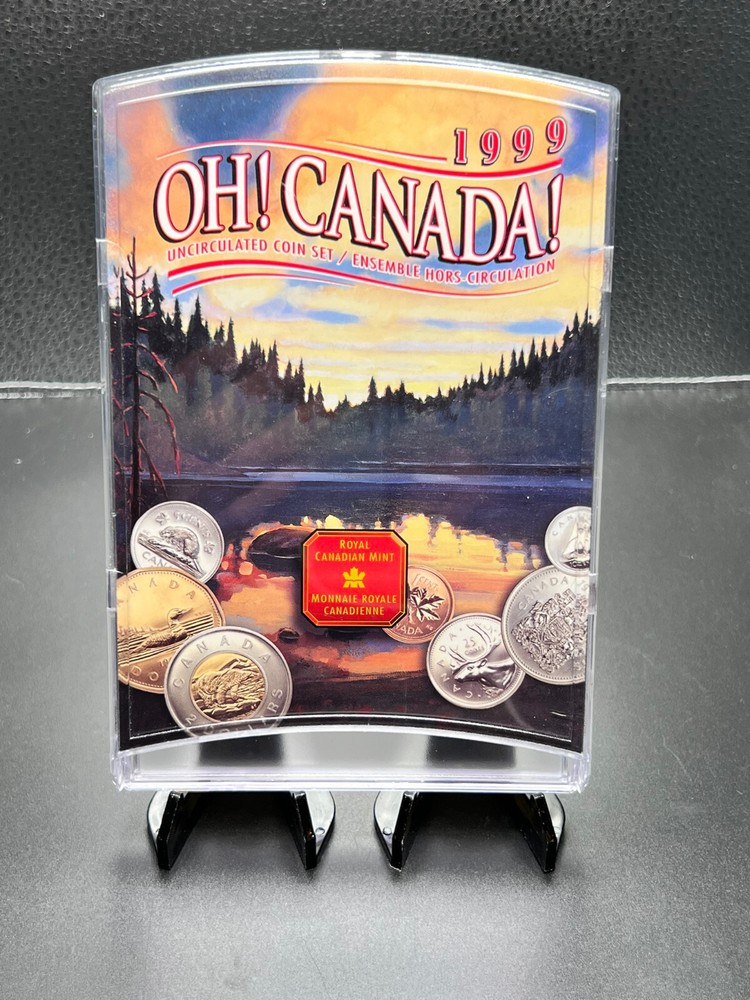1999 OH CANADA Uncirculated 7-Coin Display Set