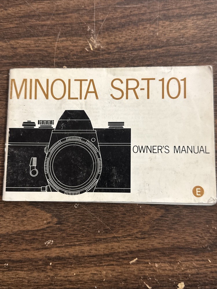 Minolta SRT 101 instruction manual (M)